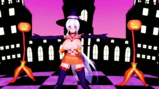 【MMD】Slut and Happy Halloween【R-18】