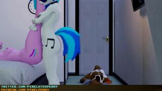 MLP Futanari Sex with female and male【Hentai 3D】