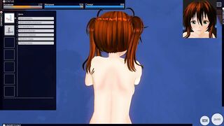 3D HENTAI POV fucking redhead stepsister after shower