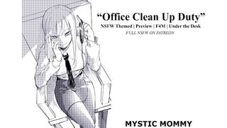 “Office Clean Up Duty” [Dom]Female X Listener NSFW Audio F4M