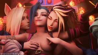 Queen Jinx and her Lesbian Harem