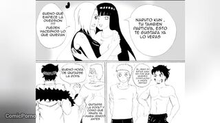 She has it huge, she's going to break my pussy and my ass - Comic Naruhina part 3