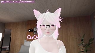 Shy and blushy vtuber takes you home after a date - Romantic POV VRchat erp - Preview