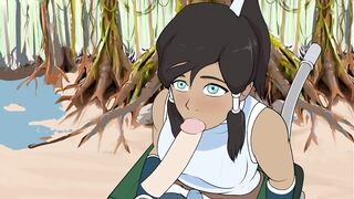 Four Element Trainer (Sex Scenes) Part 109 Korra Blowjob By HentaiSexScenes