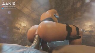 Jill Valentine – Double Penetration (Animation With Sound)