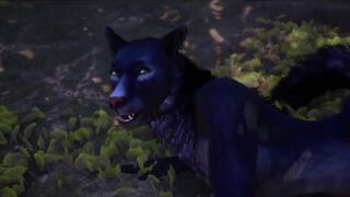 3D Werewolf Monster Lets Human Breed Her