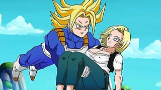 Rescuing Android 18 - Hentai Animated Video