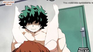 Midoriya fucks Uraraka (Boku no hero Academia HENTAI)