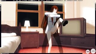 3D HENTAI Kurisu Makise Gets Fucked in the Room (Steins Gate)