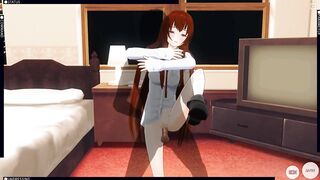 3D HENTAI Kurisu Makise Gets Fucked in the Room (Steins Gate)