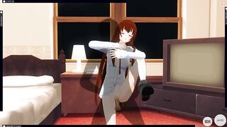 3D HENTAI Kurisu Makise Gets Fucked in the Room (Steins Gate)