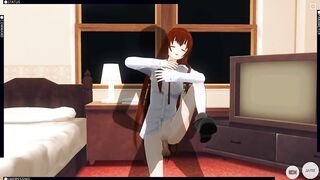 3D HENTAI Kurisu Makise Gets Fucked in the Room (Steins Gate)