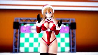 Mmd Christmas Santa Fucked and Squirting on my Helper