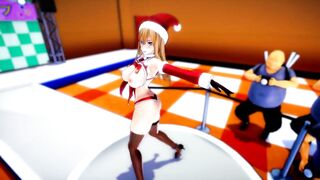 Mmd Christmas Santa Fucked and Squirting on my Helper