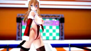 Mmd Christmas Santa Fucked and Squirting on my Helper