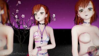 MMD R18 4k Mesh Bikini Misaka Multi Body - DDD - 1066