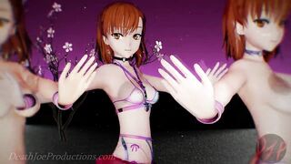 MMD R18 4k Mesh Bikini Misaka Multi Body - DDD - 1066