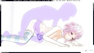 3D HENTAI Creampie Neptunia in the Ass