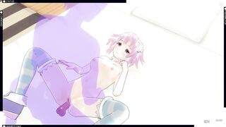 3D HENTAI Creampie Neptunia in the Ass