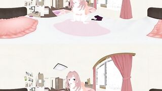 [VR 360 4K] Lulu Suzuhara Nijisanji Vtuber Handjob and Doggy Style