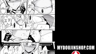 MyDoujinShop - Sexy Teen Lifts Her Skirt For Anal Sex ~ Miyamoto Issa Hentai Comic