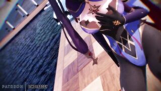 Genshin Impact - Mona LAMB [MMD R-18]