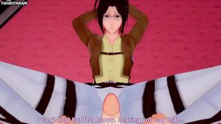 Hentai POV Feet Hange Zoe Attack on Titan