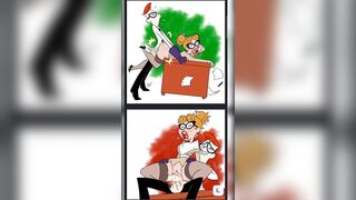 Adult Dude Fucks His Teacher and Make Her His Cum slut Parody Comic