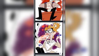 Adult Dude Fucks His Teacher and Make Her His Cum slut Parody Comic