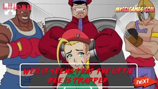 Cammy Fucks With Three Dudes (Street Fighter)