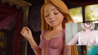 rapunzel footjob