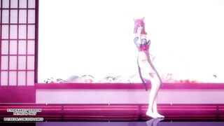 [MMD] IU - LILAC Spirit Blossom Ahri Sexy Kpop Dance League Of Legends Uncensored Hentai