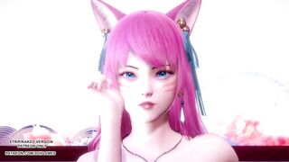 [MMD] IU - LILAC Spirit Blossom Ahri Sexy Kpop Dance League Of Legends Uncensored Hentai