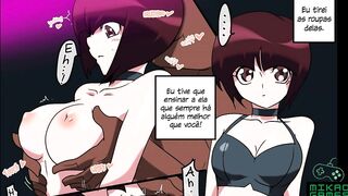 Ranma 1/2 parody Nabiki Tendo hard fuck interracial