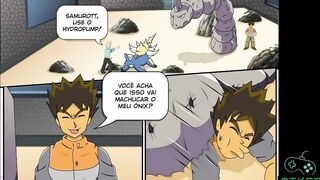 Brook finalmente conseguiu fuder enfermeira Joy - Pokémon parody