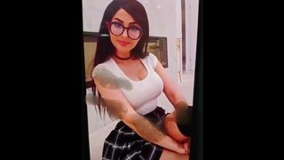 SSSniperWolf hot streamer girl xxx cum tribute