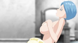 AndroidSuperSlut [Hentai game] Ep.3 Bulma ask android to lick her puffy pussy to get the balls