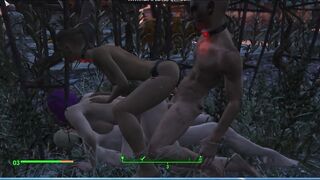 Fallout 4 Sex Mod | СЕКС В ЧЕТВЕРОМ | Порно игра | игры для взрослых