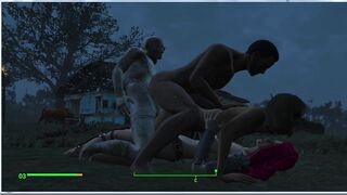 Fallout 4 Sex Mod | СЕКС В ЧЕТВЕРОМ | Порно игра | игры для взрослых