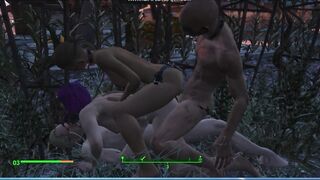 Fallout 4 Sex Mod | СЕКС В ЧЕТВЕРОМ | Порно игра | игры для взрослых