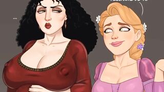 Let's Read Adult Futa Princess Fucks Juicy Milf - Parody Comic