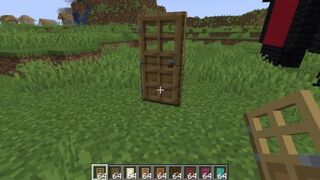 HOW TO OPEN DOORS IN MINECRAFT