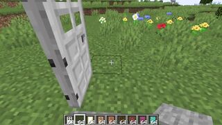 HOW TO OPEN DOORS IN MINECRAFT