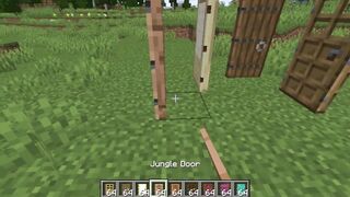 HOW TO OPEN DOORS IN MINECRAFT