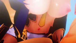 Candace Genshin Impact 3D HENTAI Animation Shortver