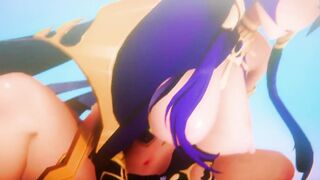 Candace Genshin Impact 3D HENTAI Animation Shortver