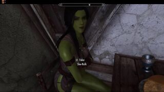 While I Masturbate DragonThor Fucks She Hulk