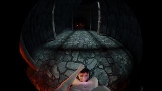 Lara Croft Giving you a cunnilingus in VR POV