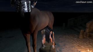 Knight Centaur sex (PC VR-Desktop Game Play, Beast series by cenXaur)