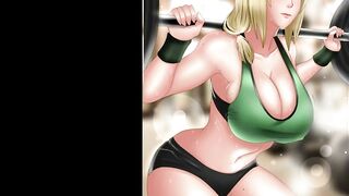 Jerk Off Challenge - Tsunade AND Raikage